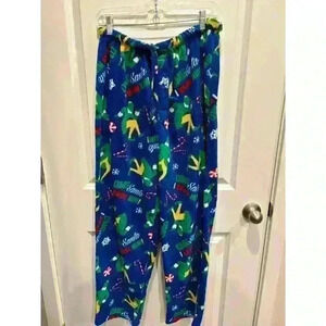 Elf Buddy the Elf Fleece Lounge Pants Briefly Stated PJ Bottoms SZ XL